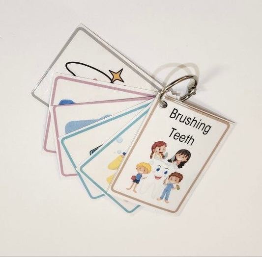 Brushing Teeth Flashcards - N&E Behavioral