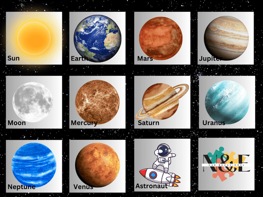 Matching Planets Velcro - N&E Behavioral