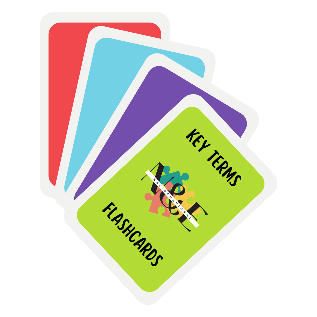 RBT Key Terms Flashcards N Amp E Behavioral