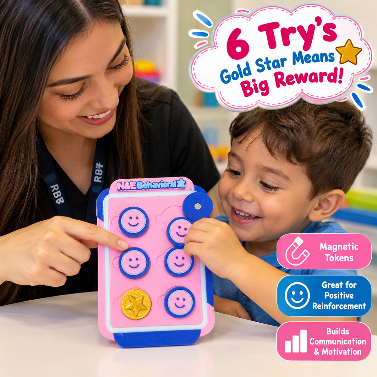 Magnetic Token Board – 6 Steps to a Big Reward