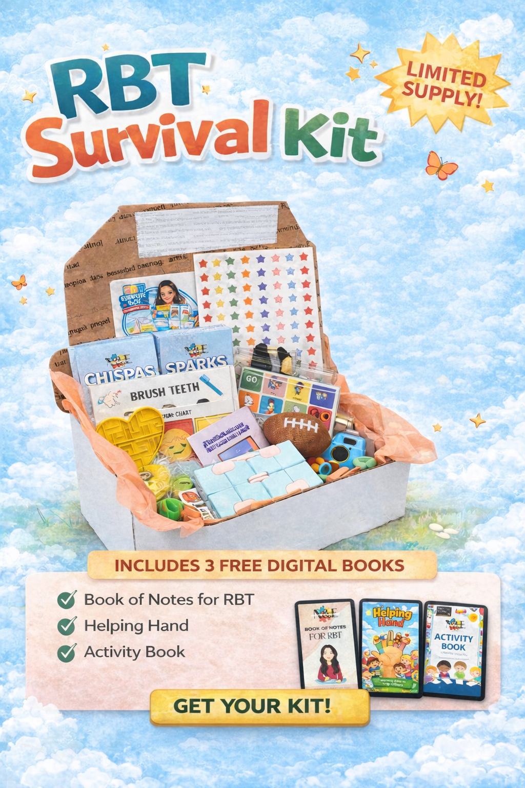 RBT Survival Box - Bilingual Card Bundle - 3 "FREE" Digital Books