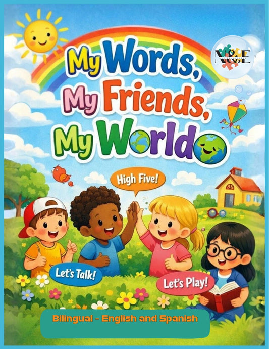 My Words, My Friends, My World: Bilingual Busy Book - Sample