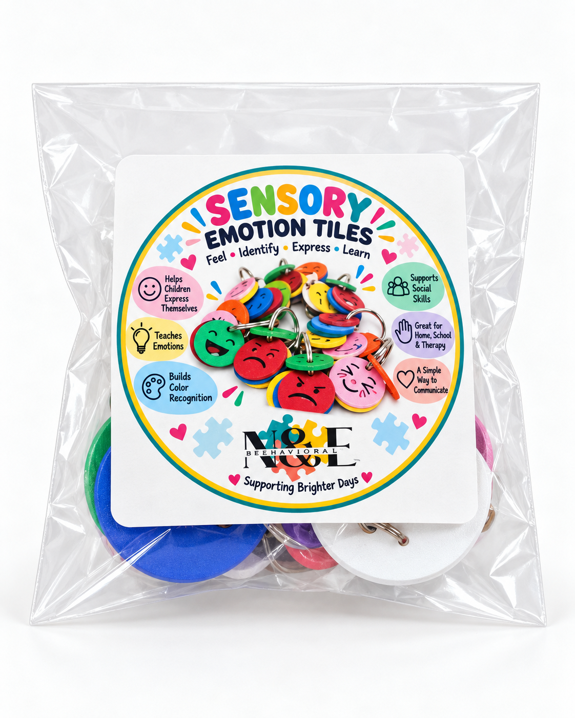 Sensory Emotion Tiles – Feel, Identify, Express & Learn