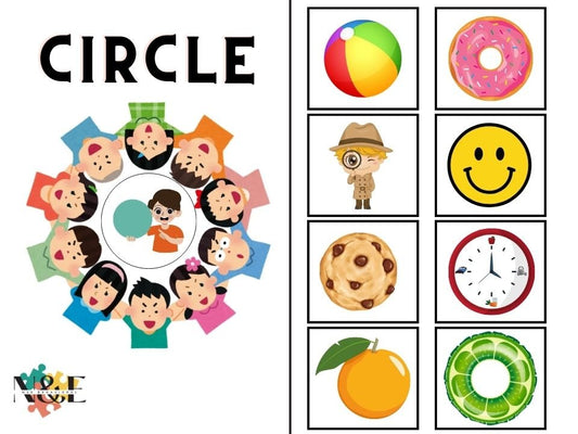 Circle Velcro Book - N&E Behavioral