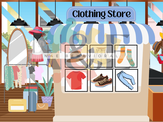 Clothing Shopping Velcro - N&E Behavioral
