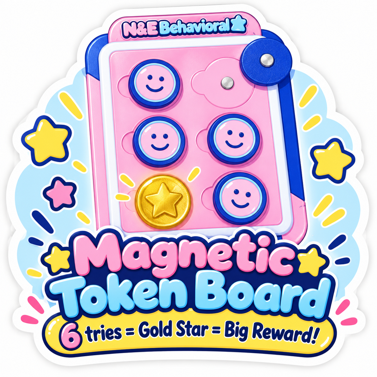 Magnetic Token Board – 6 Steps to a Big Reward