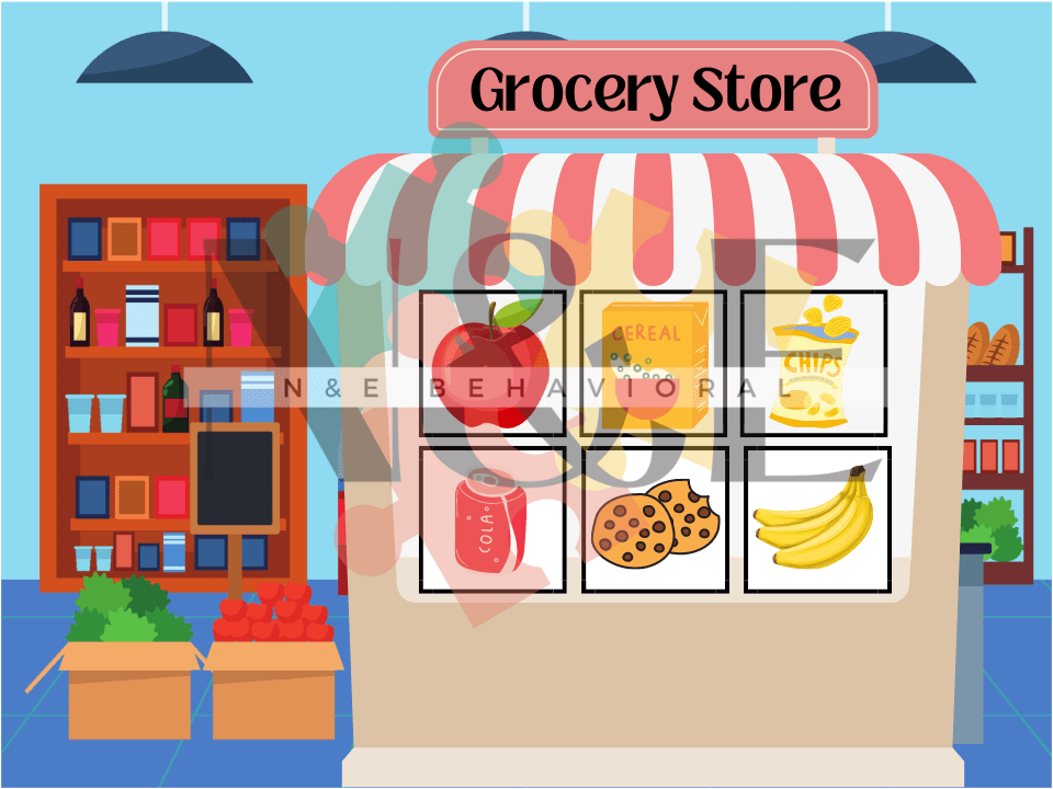 Grocery Shopping Velcro - N&E Behavioral